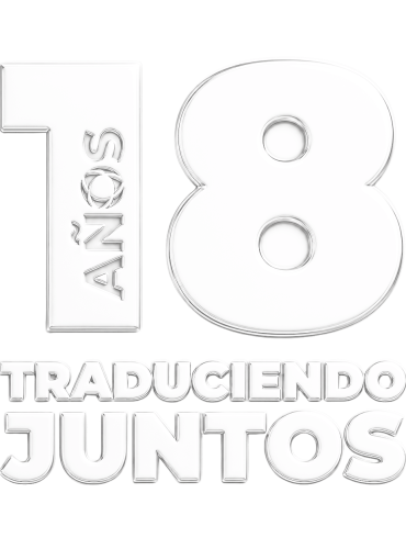 18 años acompañando a empresas y personas con servicios de traducción y comunicación multilingüe
